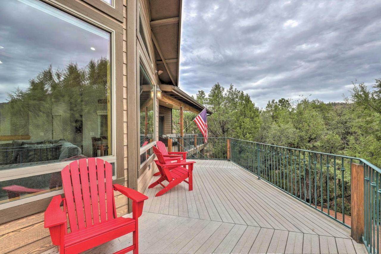 Elkwood Lodge Star Valley Cabin With Hot Tub Payson Exteriör bild