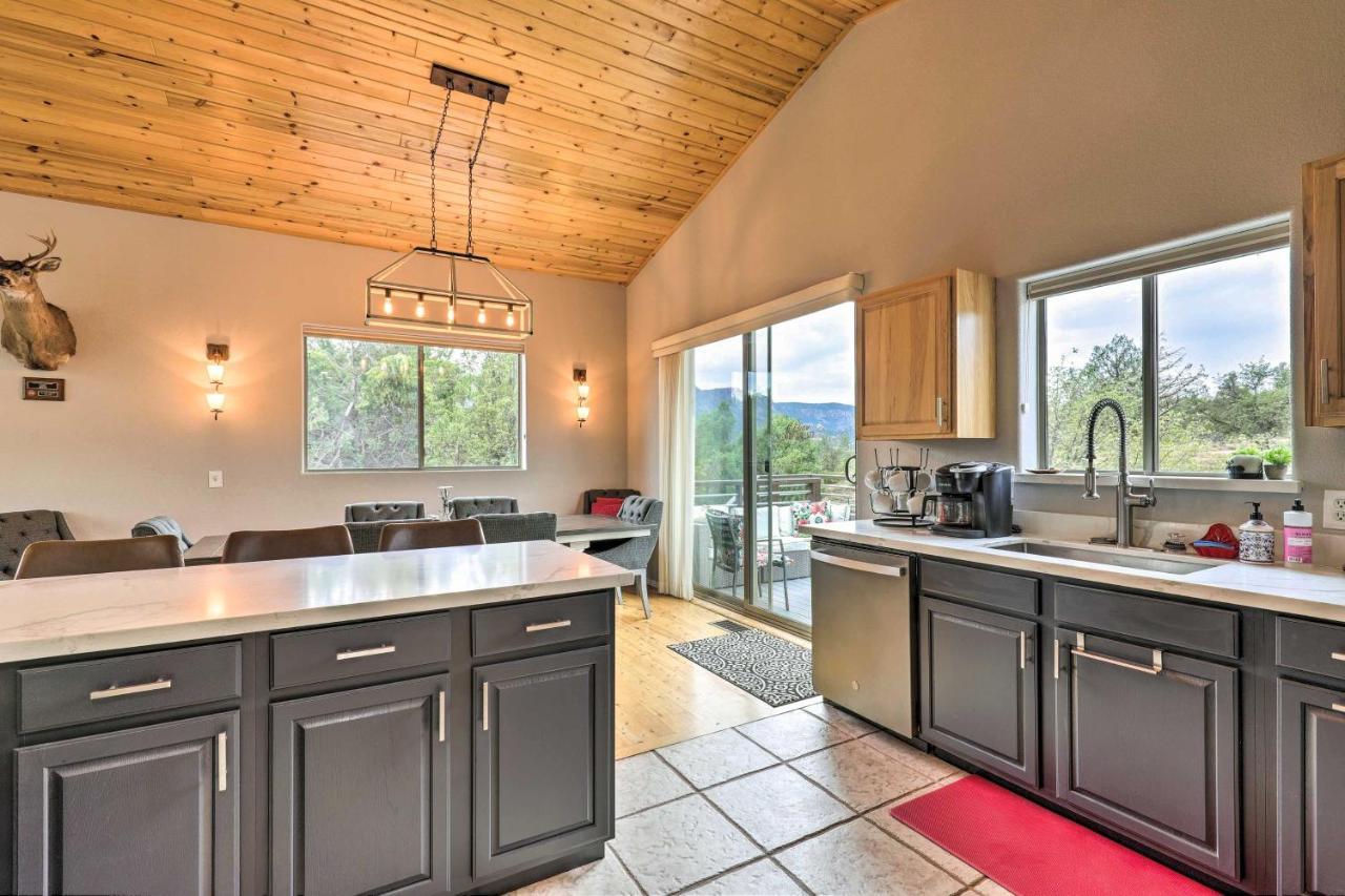 Elkwood Lodge Star Valley Cabin With Hot Tub Payson Exteriör bild