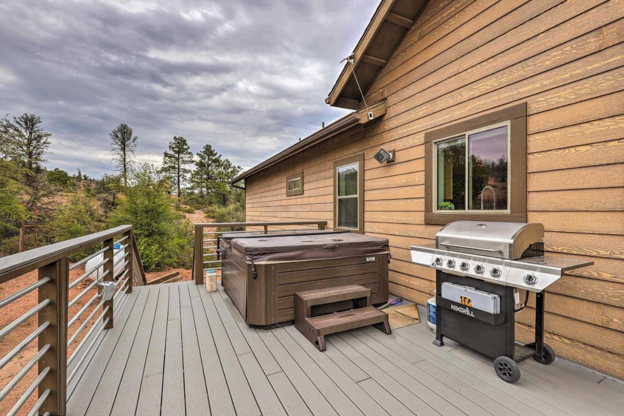 Elkwood Lodge Star Valley Cabin With Hot Tub Payson Exteriör bild