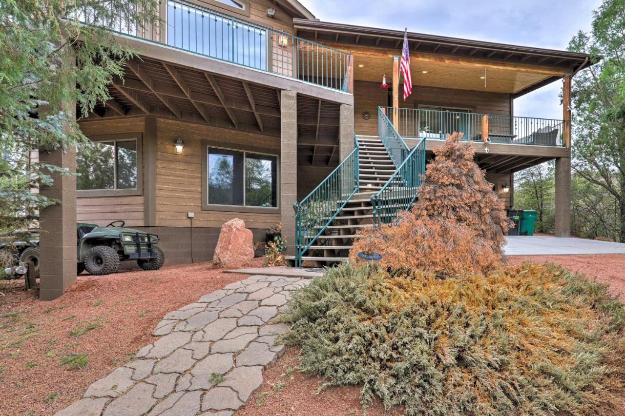 Elkwood Lodge Star Valley Cabin With Hot Tub Payson Exteriör bild