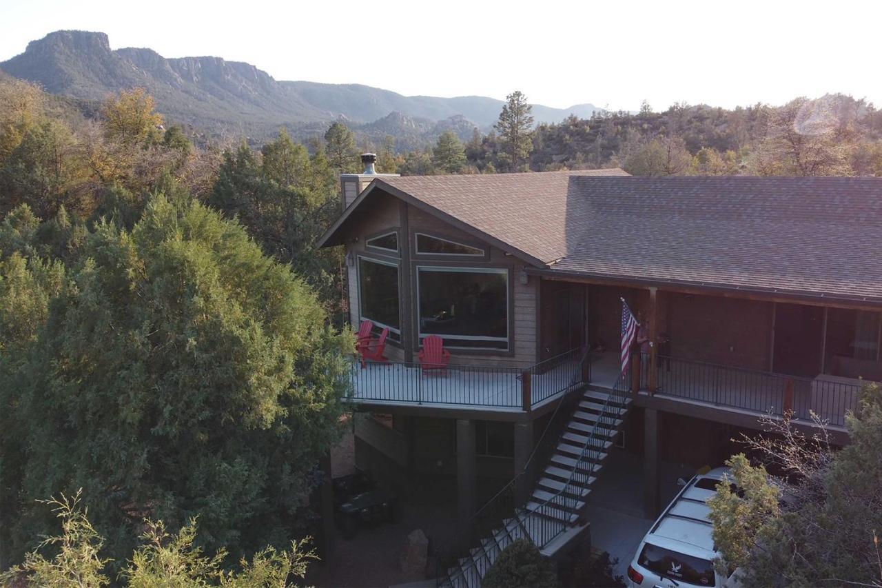 Elkwood Lodge Star Valley Cabin With Hot Tub Payson Exteriör bild