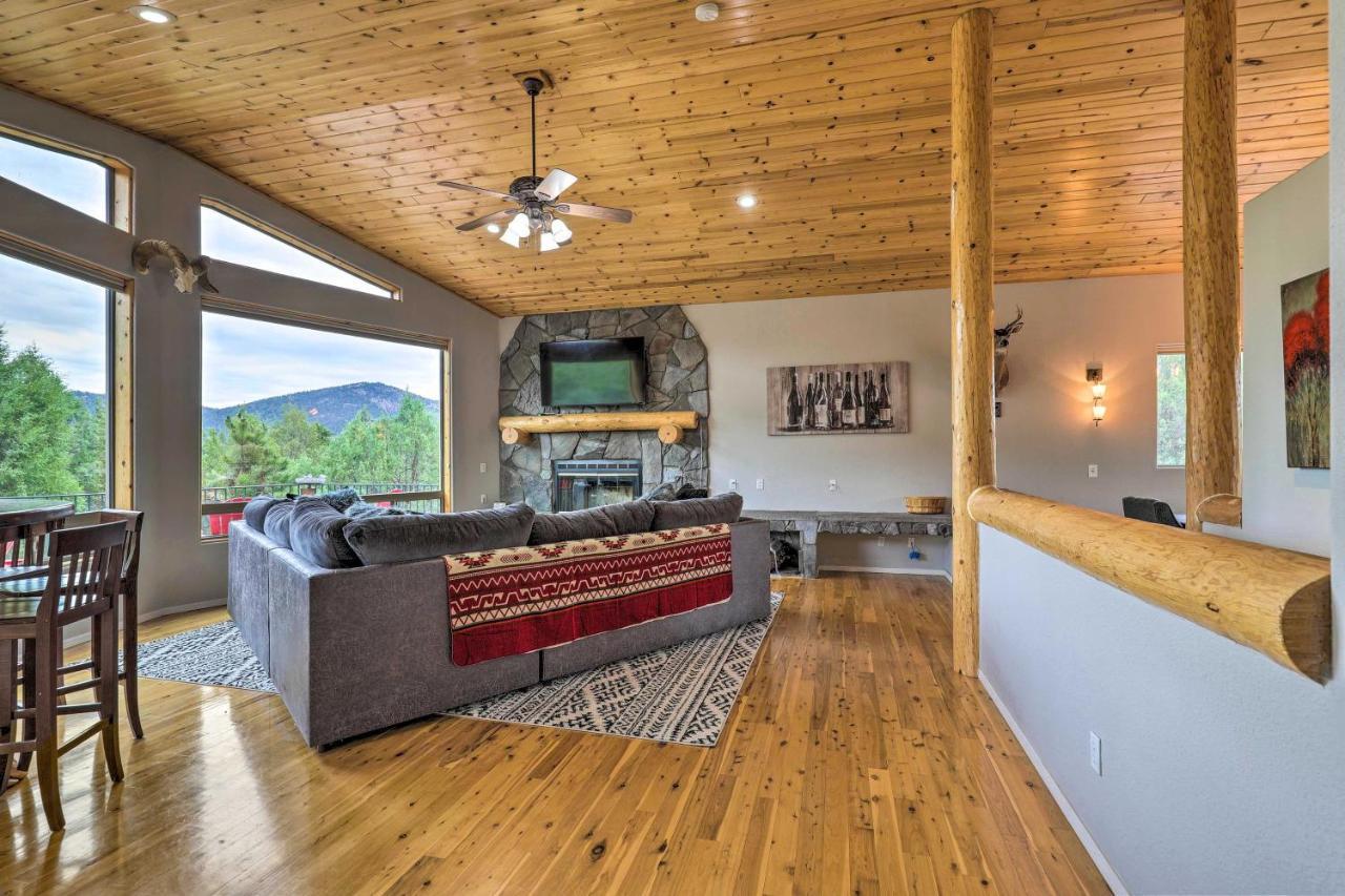 Elkwood Lodge Star Valley Cabin With Hot Tub Payson Exteriör bild