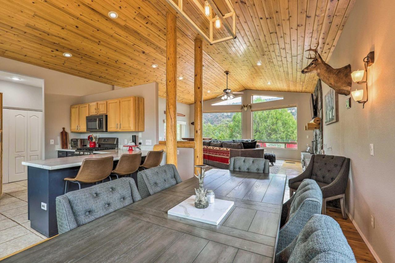 Elkwood Lodge Star Valley Cabin With Hot Tub Payson Exteriör bild